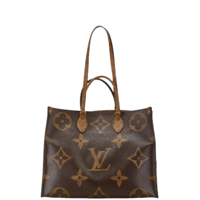 Pre-Owned Brown Canvas Louis Vuitton Onthego