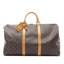 Thumbnail of Brown Canvas Louis Vuitton Keepall - Image 1