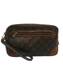 Thumbnail of Vintage Brown Canvas Louis Vuitton Clutch - Image 1