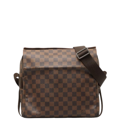 Pre-Owned Brown Canvas Louis Vuitton Naviglio