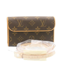 Thumbnail of Brown Canvas Louis Vuitton Florentine Pochette - Image 2