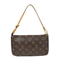 Thumbnail of Pre-Owned Brown Canvas Louis Vuitton Pochette Accessoires - Image 2