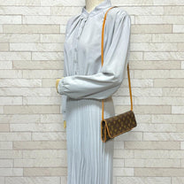 Thumbnail of Brown Canvas Louis Vuitton Twin Pochette - Image 2