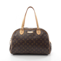 Thumbnail of Pre-Owned Brown Canvas Louis Vuitton Montorgueil - Image 2