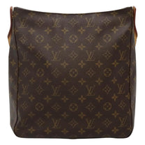 Thumbnail of Pre-Owned Brown Canvas Louis Vuitton Looping - Image 2