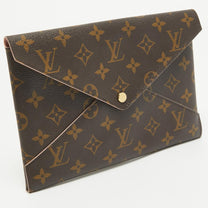 Thumbnail of Vintage Brown Canvas Louis Vuitton Clutch - Image 2