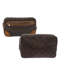 Thumbnail of Vintage Brown Canvas Louis Vuitton Clutch - Image 2