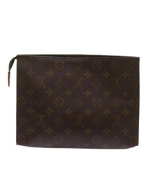 Thumbnail of Pre-Owned Brown Canvas Louis Vuitton Poche Toilette - Image 2