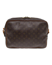 Thumbnail of Pre-Owned Brown Canvas Louis Vuitton Crossbody Bag - Image 2