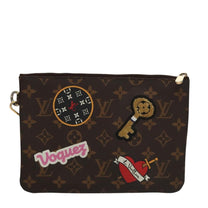 Thumbnail of Brown Canvas Louis Vuitton Pouch - Image 2
