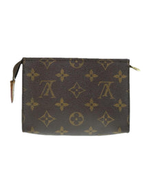 Thumbnail of Pre-Owned Brown Canvas Louis Vuitton Poche Toilette - Image 2