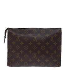 Thumbnail of Vintage Brown Canvas Louis Vuitton Poche Toilette - Image 2