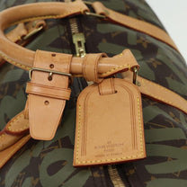 Thumbnail of Brown Canvas Louis Vuitton Keepall - Image 3