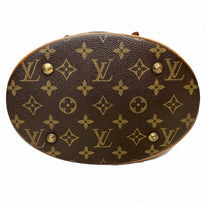 Thumbnail of Brown Canvas Louis Vuitton Bucket Bag - Image 3