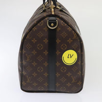 Thumbnail of Brown Canvas Louis Vuitton Keepall - Image 3
