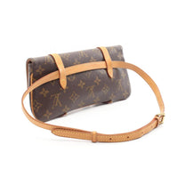 Thumbnail of Pre-Owned Brown Canvas Louis Vuitton Pochette Marelle - Image 3