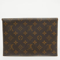 Thumbnail of Vintage Brown Canvas Louis Vuitton Clutch - Image 3