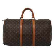 Thumbnail of Brown Canvas Louis Vuitton Keepall - Image 3