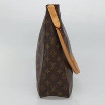 Thumbnail of Pre-Owned Brown Canvas Louis Vuitton Looping - Image 3