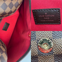 Thumbnail of Pre-Owned Brown Canvas Louis Vuitton Bloomsbury - Image 3