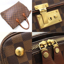 Thumbnail of Pre-Owned Brown Canvas Louis Vuitton Handbag - Image 3