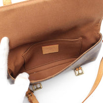 Thumbnail of Pre-Owned Brown Canvas Louis Vuitton Pochette Marelle - Image 4