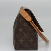 Thumbnail of Pre-Owned Brown Canvas Louis Vuitton Looping - Image 4