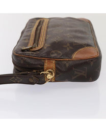 Thumbnail of Pre-Owned Brown Canvas Louis Vuitton Clutch - Image 4