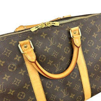 Thumbnail of Pre-Owned Brown Canvas Louis Vuitton Keepall - Image 4