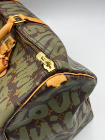 Thumbnail of Brown Canvas Louis Vuitton Keepall - Image 6