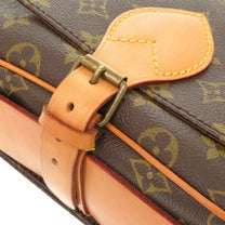 Thumbnail of Pre-Owned Brown Canvas Louis Vuitton Cartouchiere - Image 6