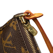 Thumbnail of Pre-Owned Brown Canvas Louis Vuitton Pochette Accessoires - Image 7