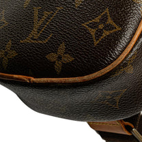 Thumbnail of Pre-Owned Brown Canvas Louis Vuitton Pochette Gange - Image 7