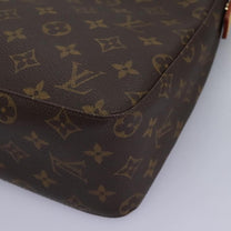 Thumbnail of Pre-Owned Brown Canvas Louis Vuitton Looping - Image 7