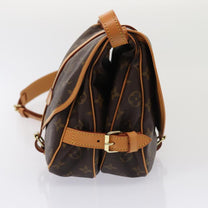 Thumbnail of Brown Canvas Louis Vuitton Saumur - Image 8