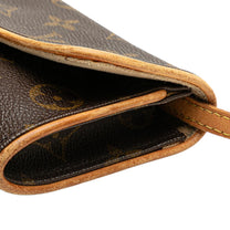 Thumbnail of Vintage Brown Canvas Louis Vuitton Twin Pochette - Image 9
