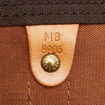 Thumbnail of Brown Canvas Louis Vuitton Keepall - Image 9