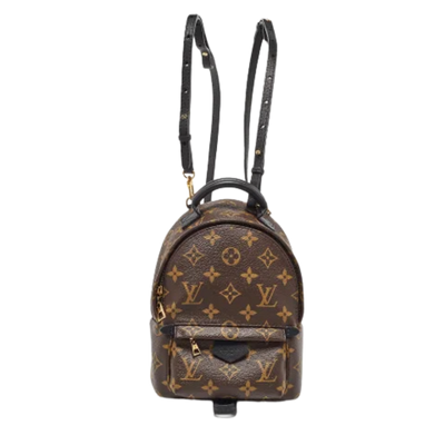 Brown Coated Canvas Louis Vuitton Palm Springs