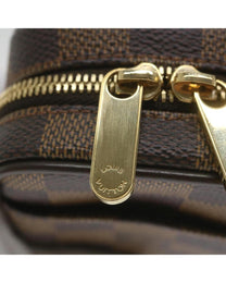 Thumbnail of Pre-Owned Brown Coated Canvas Louis Vuitton Pouch - Image 8