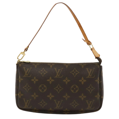 Pre-Owned Brown Fabric Louis Vuitton Handbag