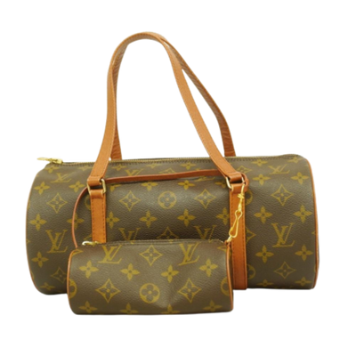 Brown Fabric Louis Vuitton Papillon