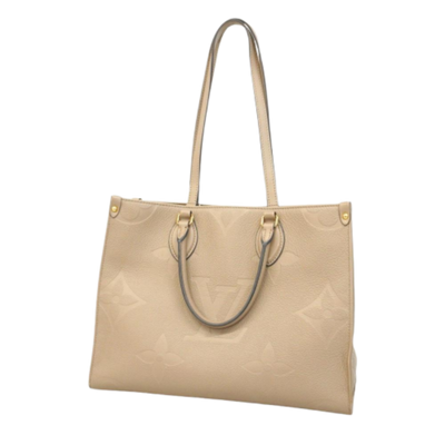 Brown Fabric Louis Vuitton Tote