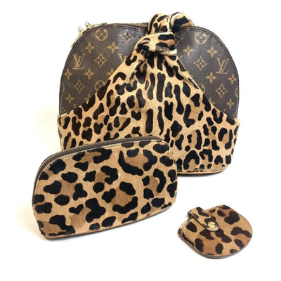 Pre-Owned Brown Fabric Louis Vuitton Handbag