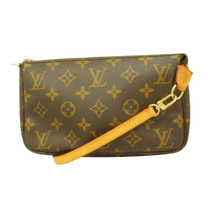 Thumbnail of Pre-Owned Brown Fabric Louis Vuitton Pochette Accessoires - Image 1