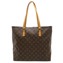 Thumbnail of Vintage Brown Fabric Louis Vuitton Tote - Image 1
