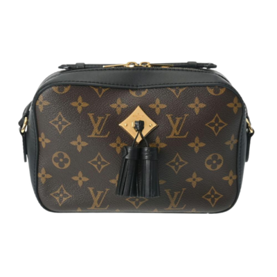 Brown Fabric Louis Vuitton Shoulder Bags