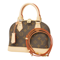 Thumbnail of Vintage Brown Fabric Louis Vuitton Handbag - Image 1