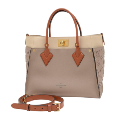 Brown Fabric Louis Vuitton Shoulder Bags