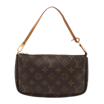 Thumbnail of Brown Fabric Louis Vuitton Handbag - Image 1