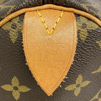 Thumbnail of Brown Fabric Louis Vuitton Handbag - Image 5
